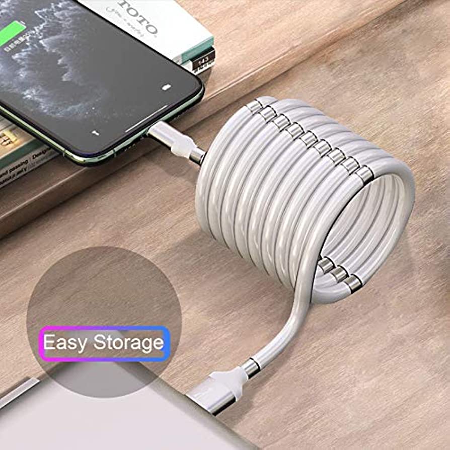 Self Organized Magnetic Fast charging cable