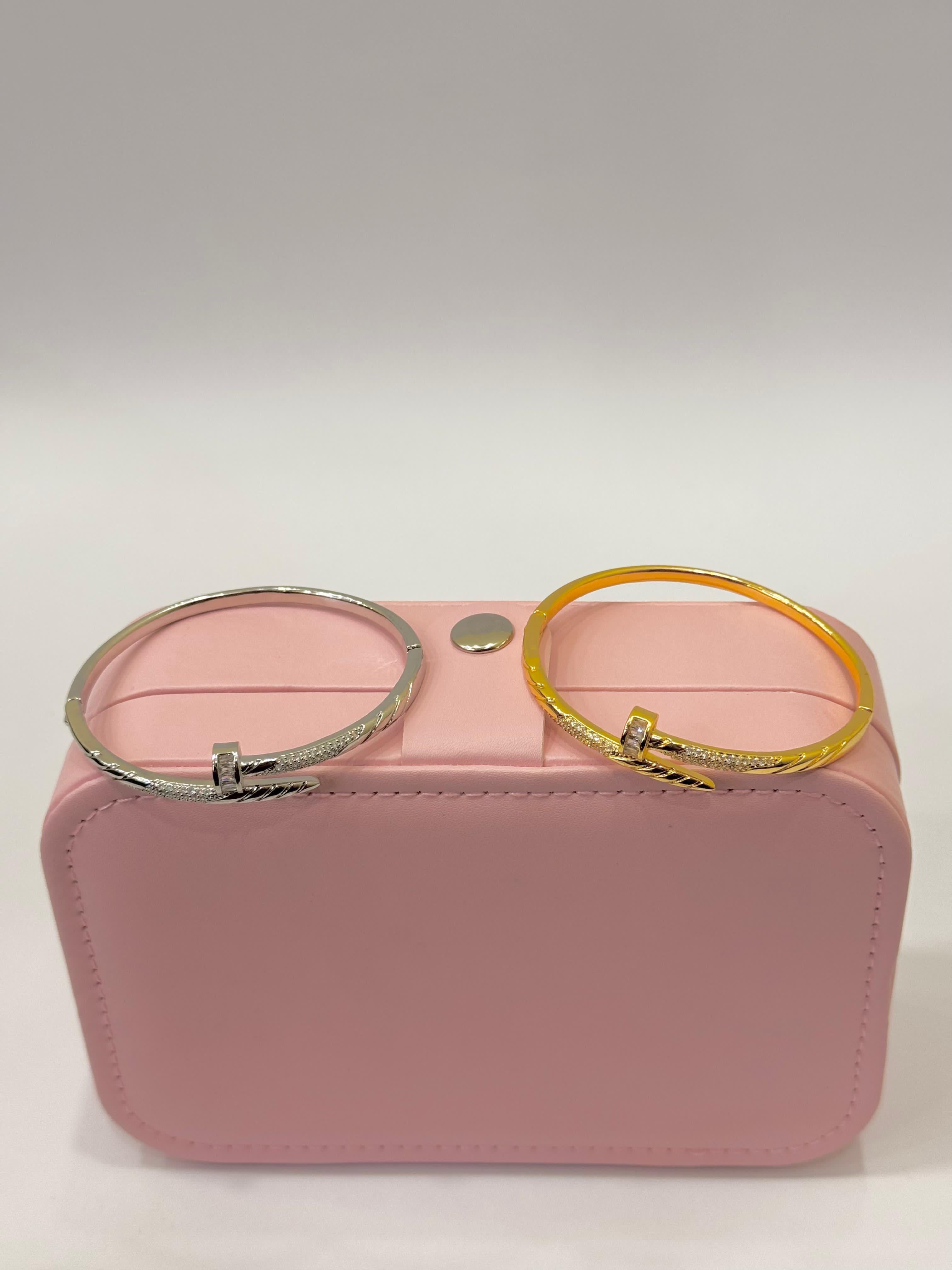 PACK OF 2 NIAL BRACELET GOLD AND SILVER