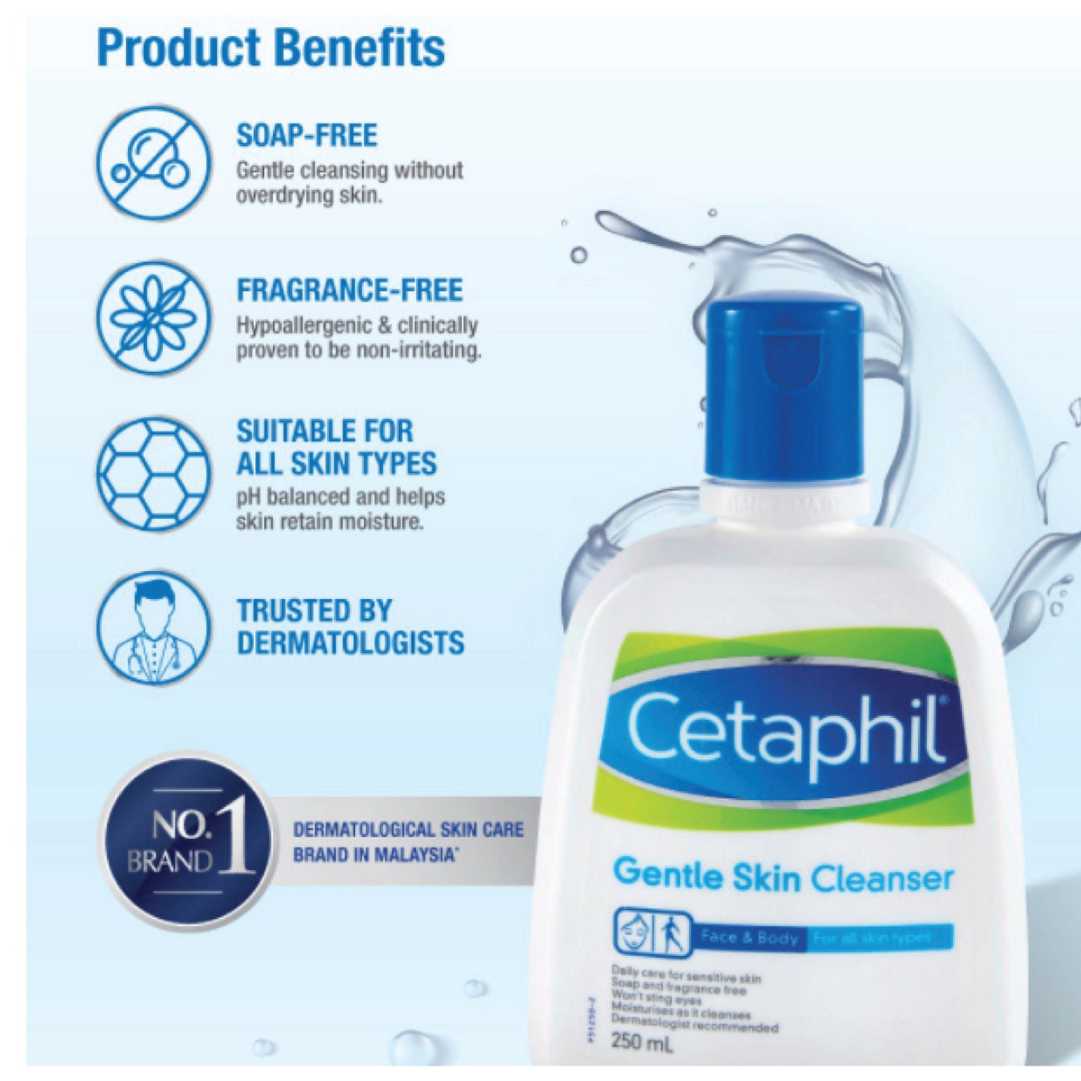 Cetaphil gentle skin cleanser 500ml