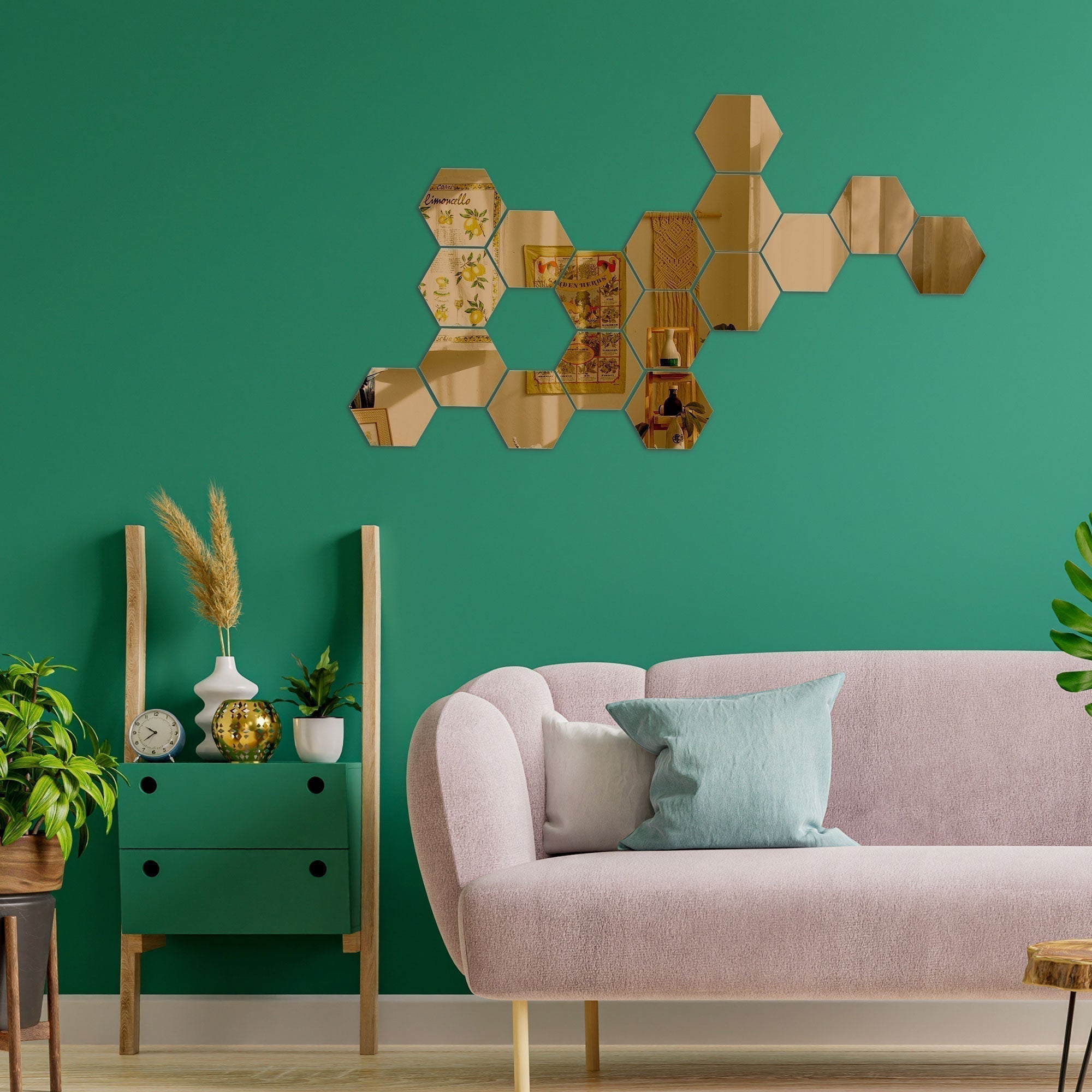 Hex Mirrors: Free Delivery!