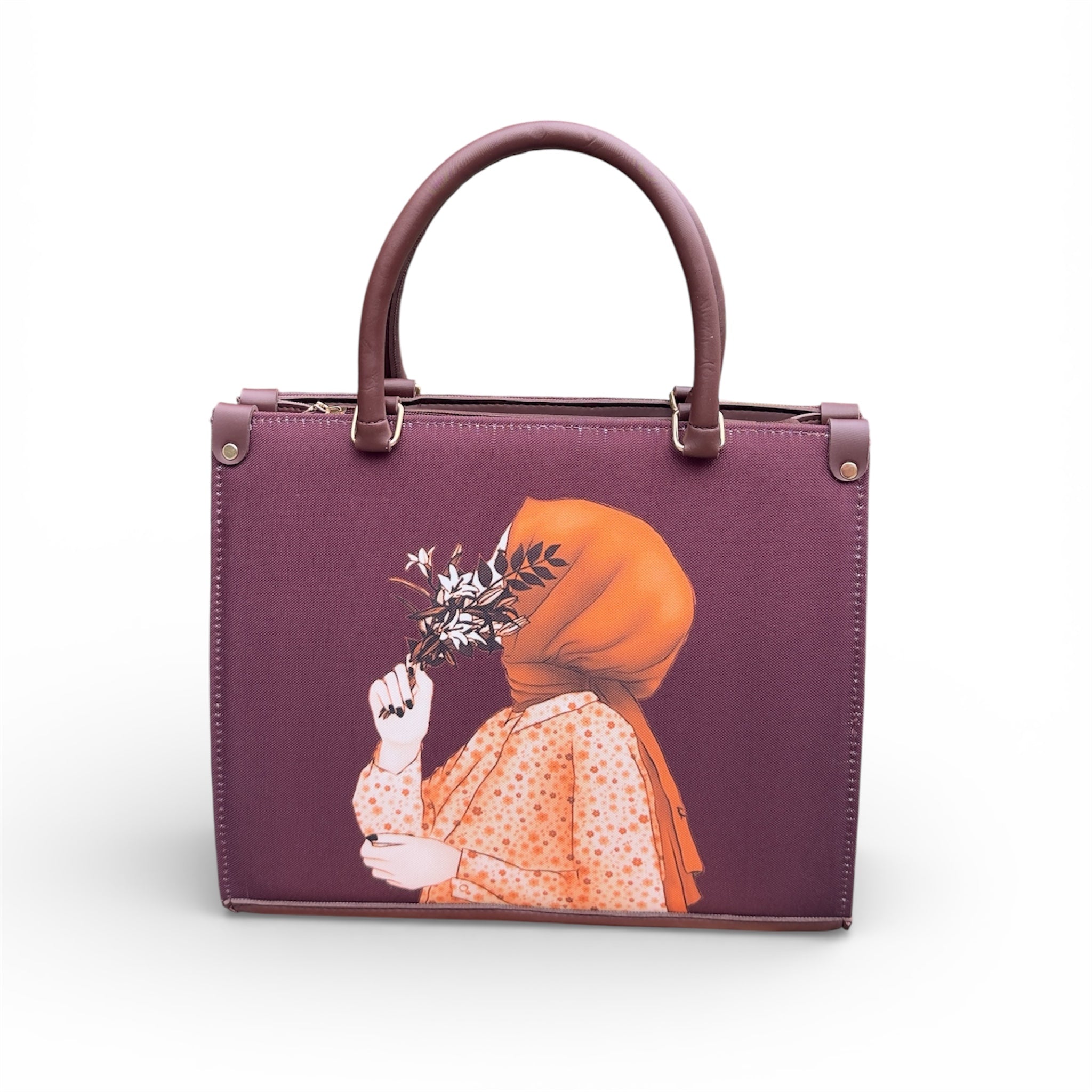 Hijab girl Canvas Tote Bag