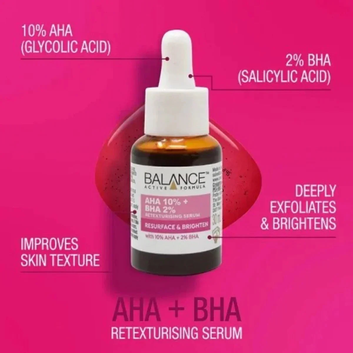 Balance Active Formula | AHA 10% + BHA 2% Serum