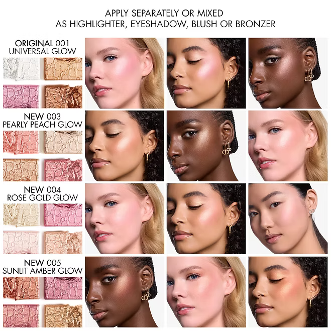 DIOR - Backstage Glow Maximizer Face Palette 001 universal glow