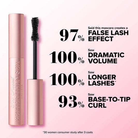 TOO FACED BTS MASCARA FULL SIZE BEAUTYiNPK