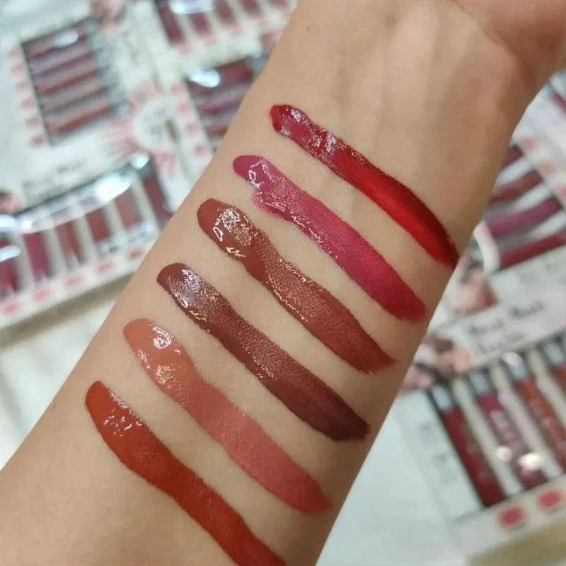 Warda Beauty Meat Matte Haghs Liquid Lipsticks Pack of 6