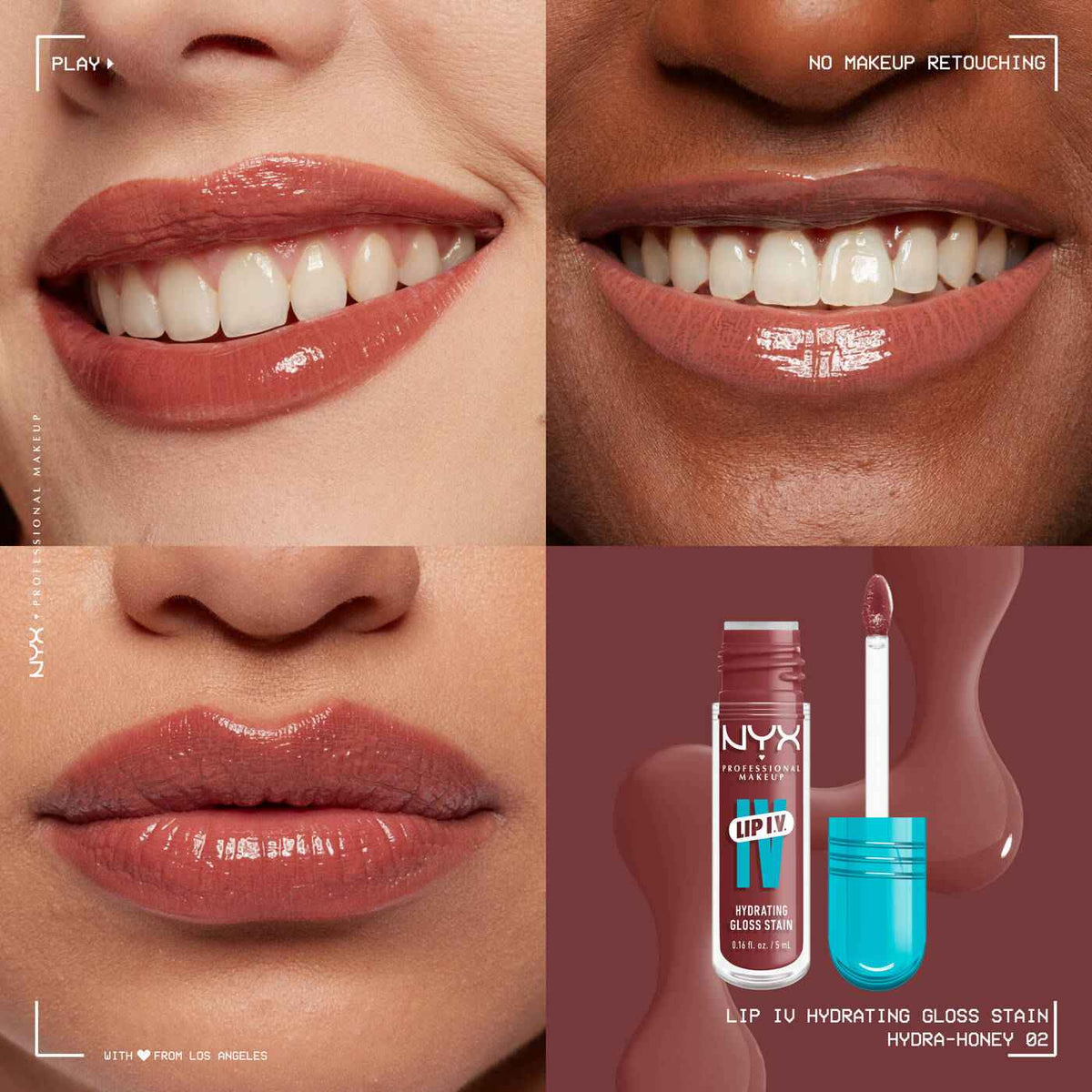 nyx Lip I.V. Hydrating Lip Gloss Stain