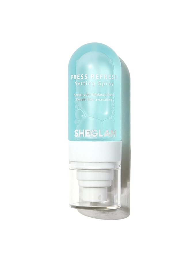 SHEGLAM Press Refresh Setting Spray Moisturizing Long Lasting Makeup Setting Spray Oil-GREEN