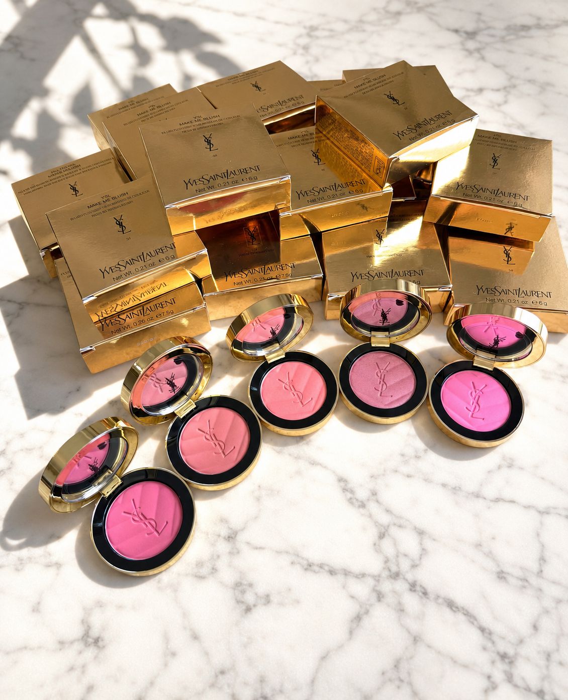 YSL- MAKE ME BLUSH 24H BUILDABLE BLURRING POWDER BLUSH