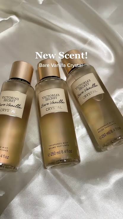 Bare Vanilla crystal victora secret mist 250ml