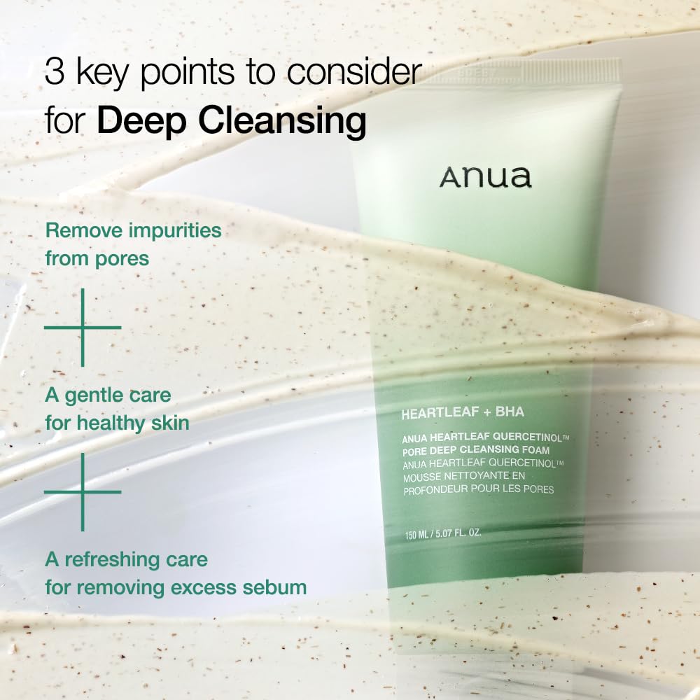 ANUA | Heartleaf Pore Deep Cleansing Foam - 150 ml