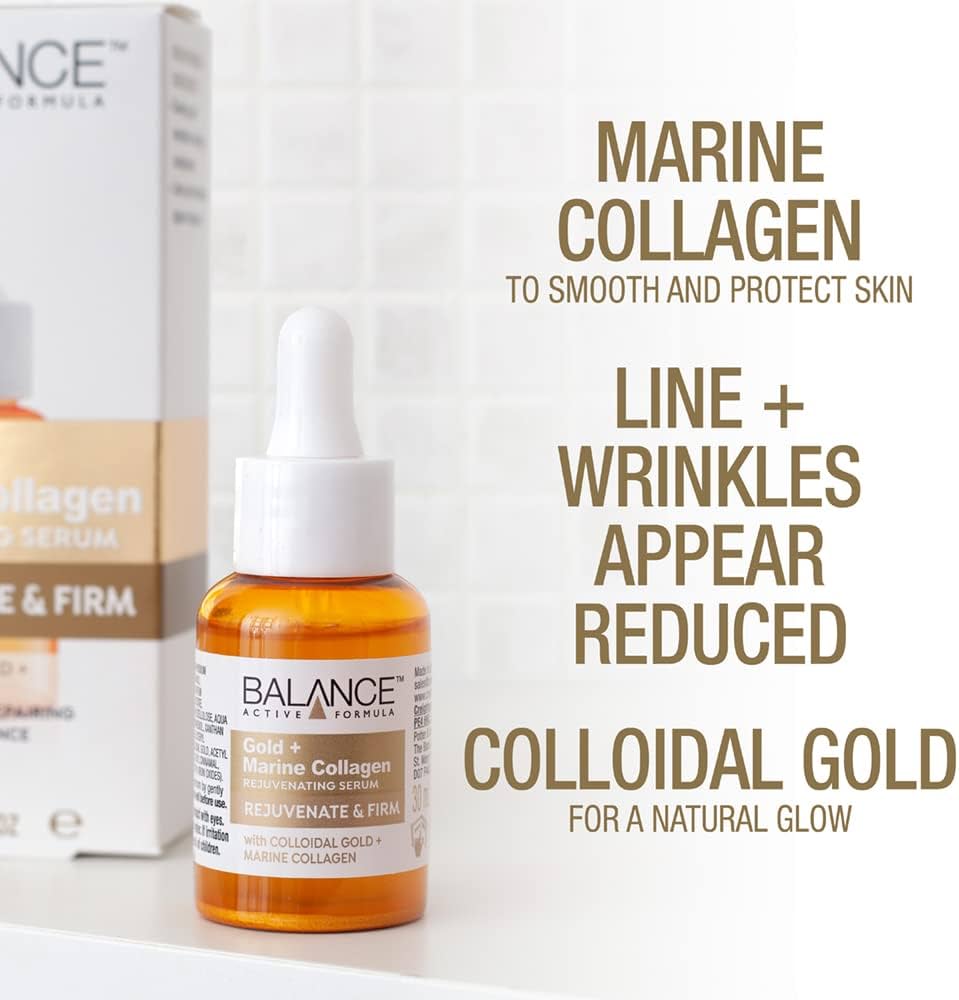 Balance Active Formula | Gold + Marine Collagen Rejuvenating Serum 30ml