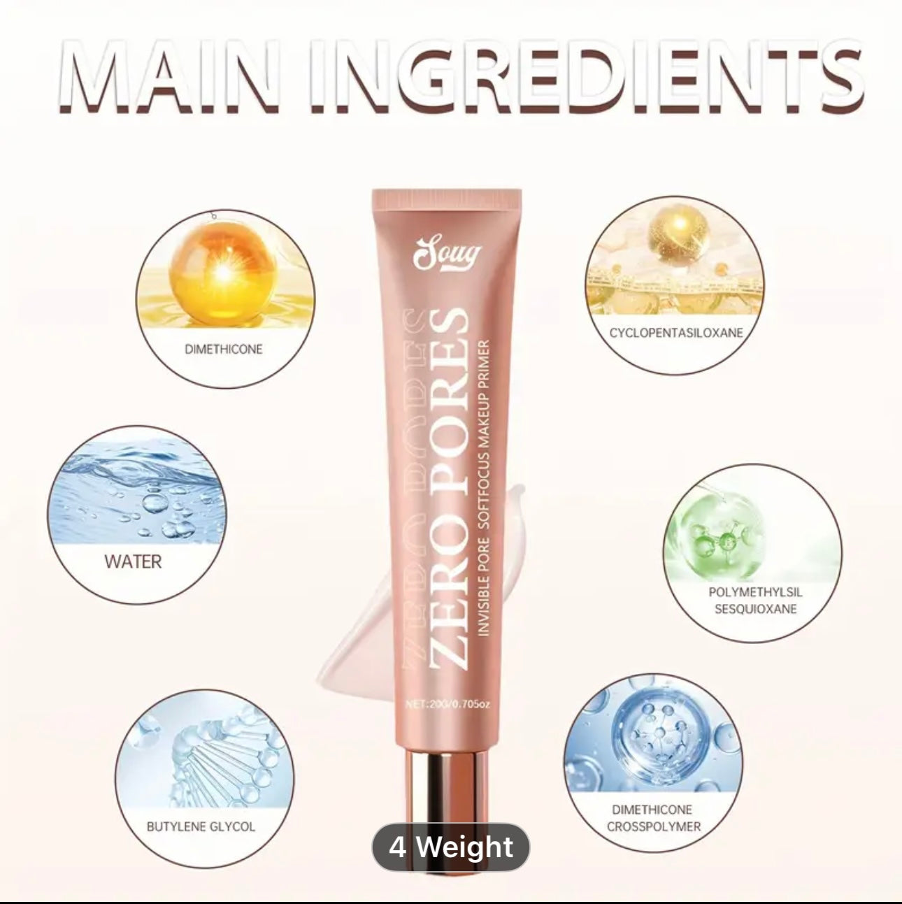 Zero pores makeup primer