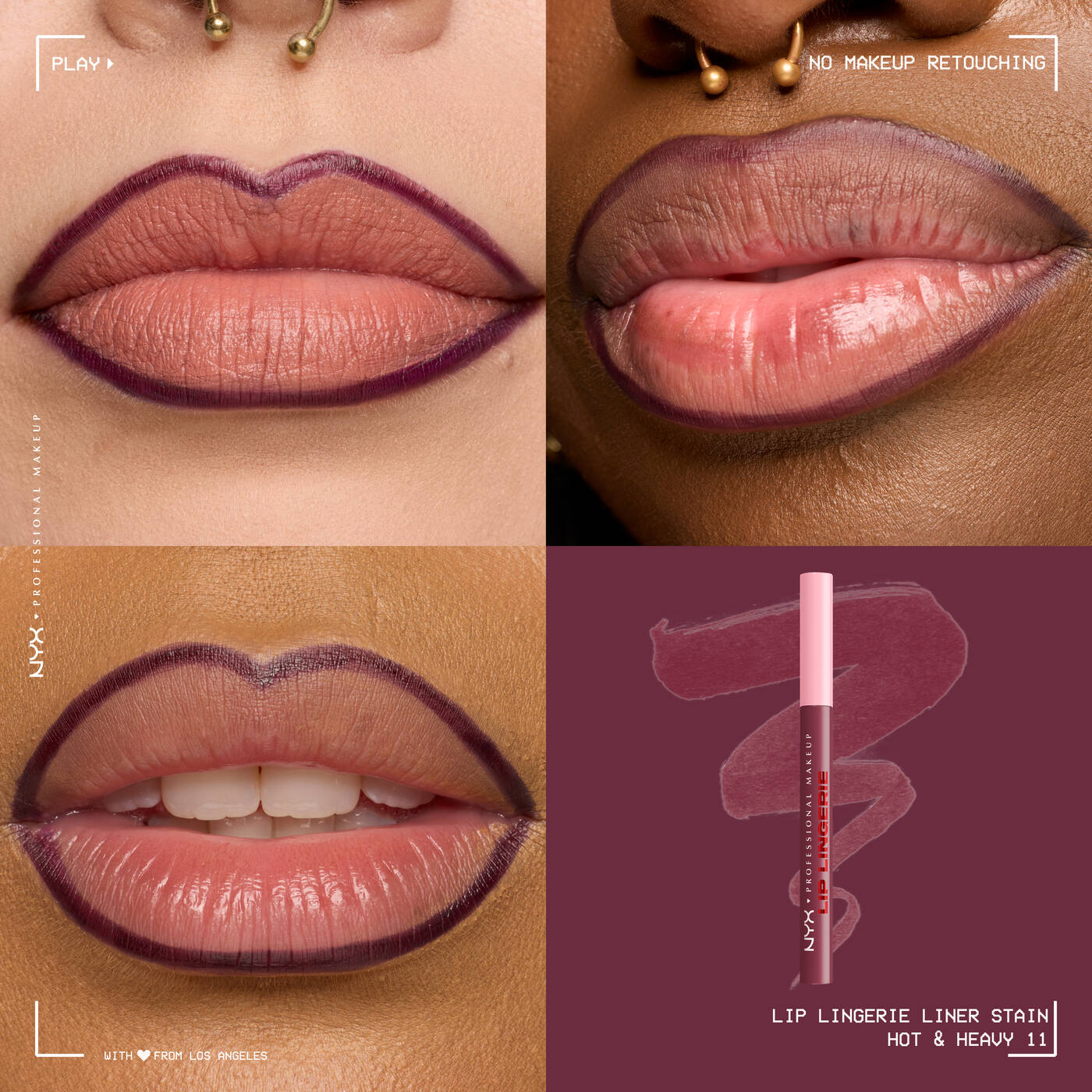 nyx Lip Lingerie Lip Liner Stain