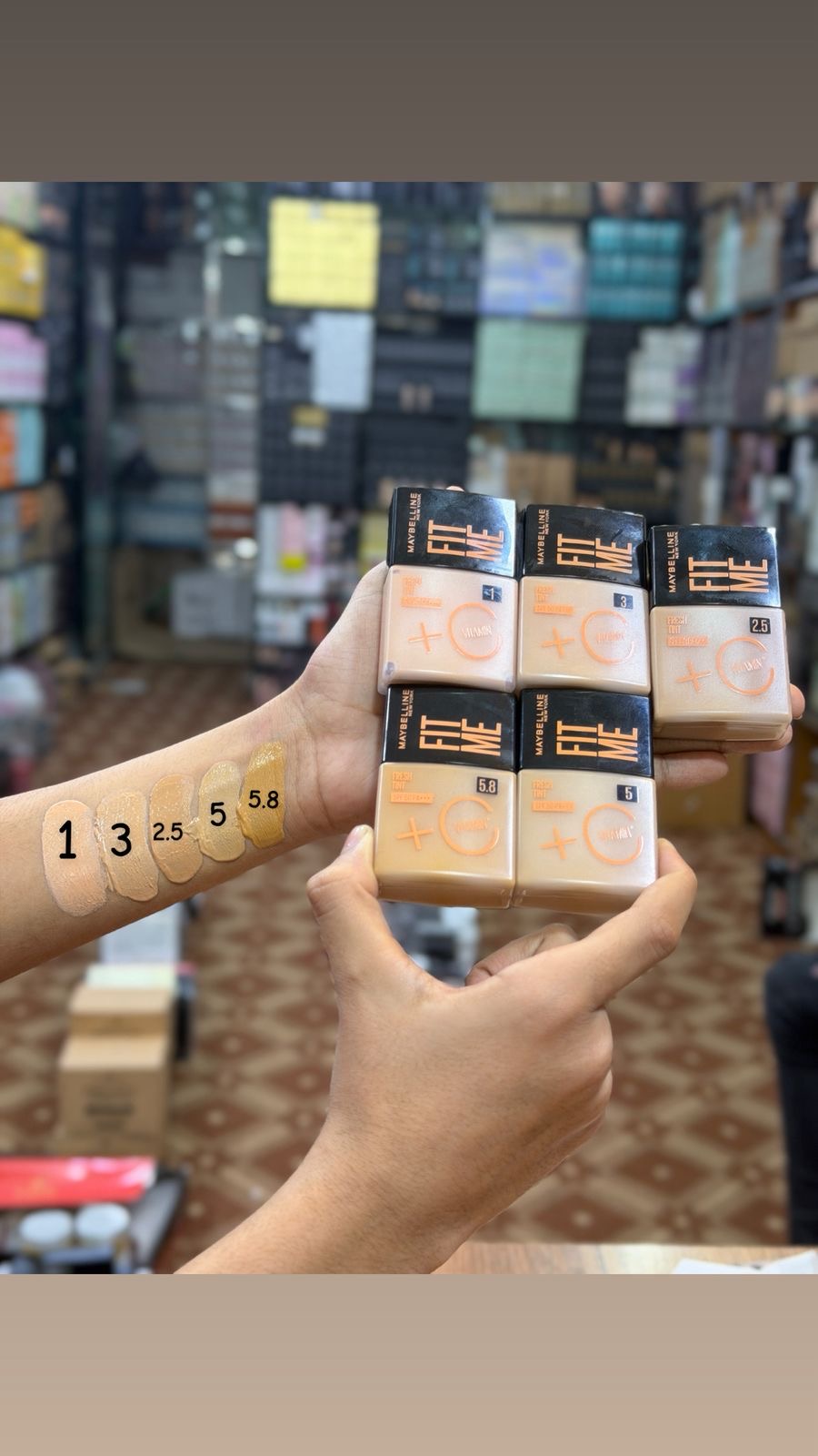 Maybelline - Fit Me Fresh Tint Spf 50 + Vitamin C Foundation (orignal)