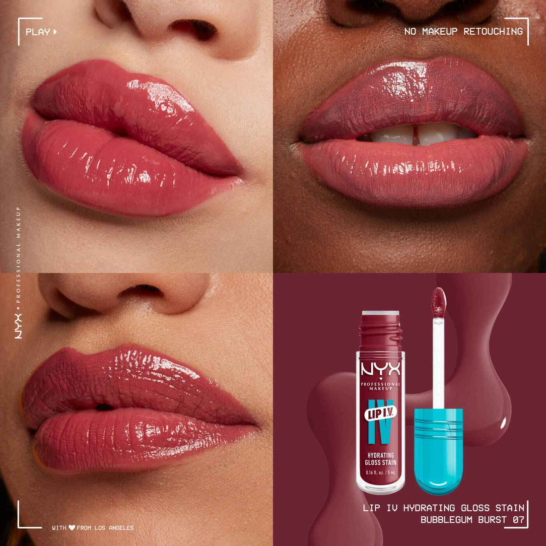 nyx Lip I.V. Hydrating Lip Gloss Stain
