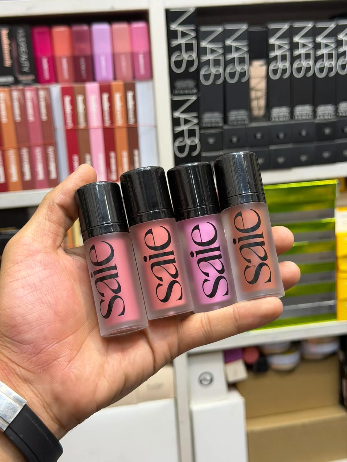 Saie Dew Blush liquid cheek Flush