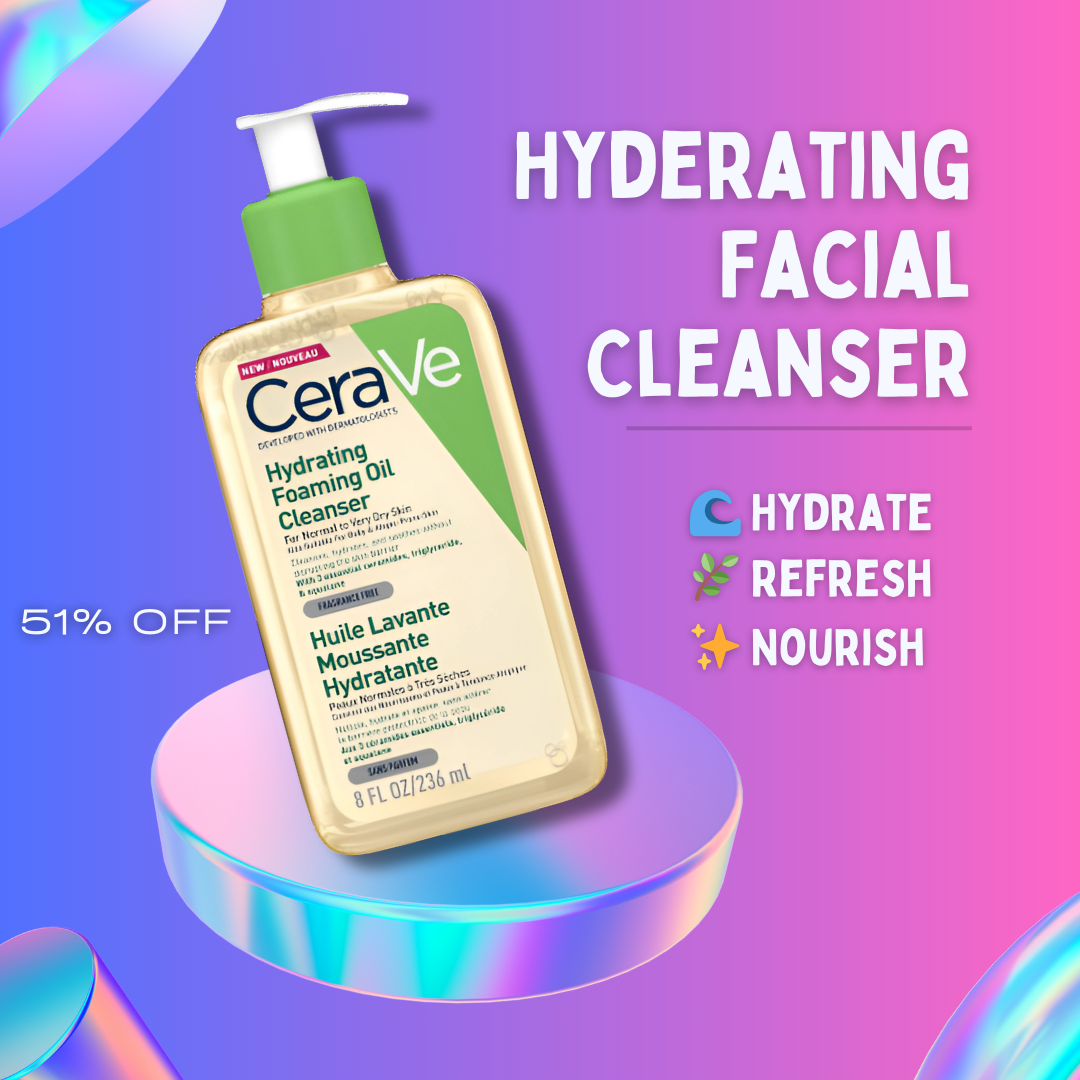 CeraVE Hydrating Foaming Oil Cleanser