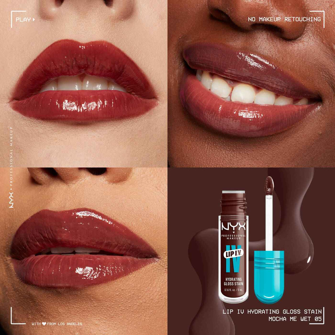 nyx Lip I.V. Hydrating Lip Gloss Stain