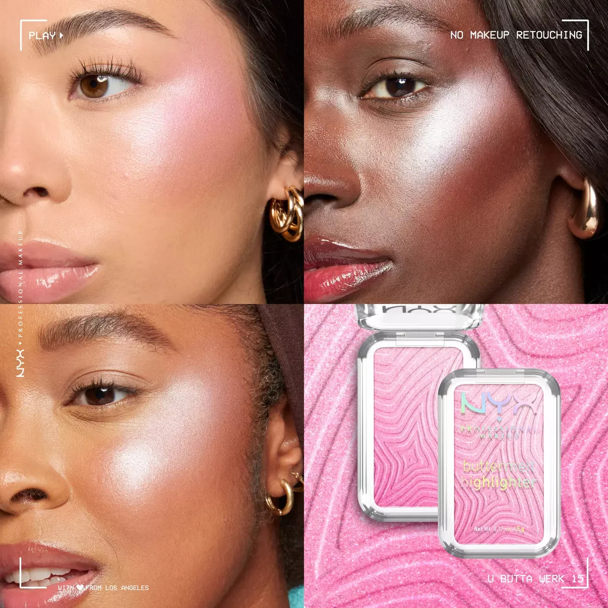 nyx Pro Makeup Buttermelt Highlighter