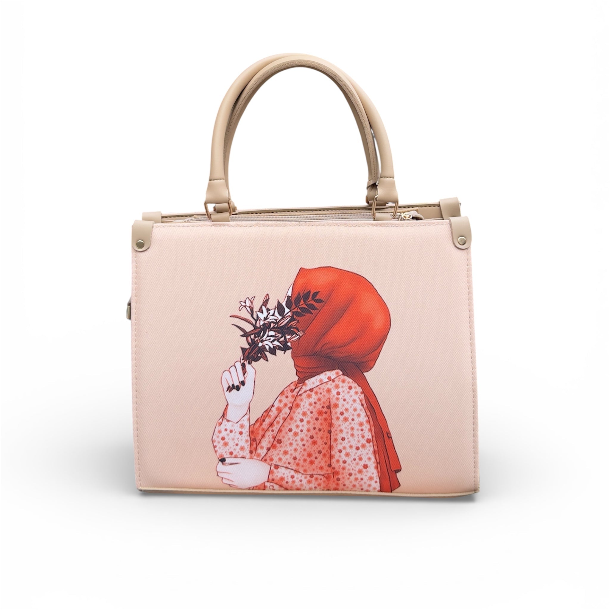 Hijab girl Canvas Tote Bag