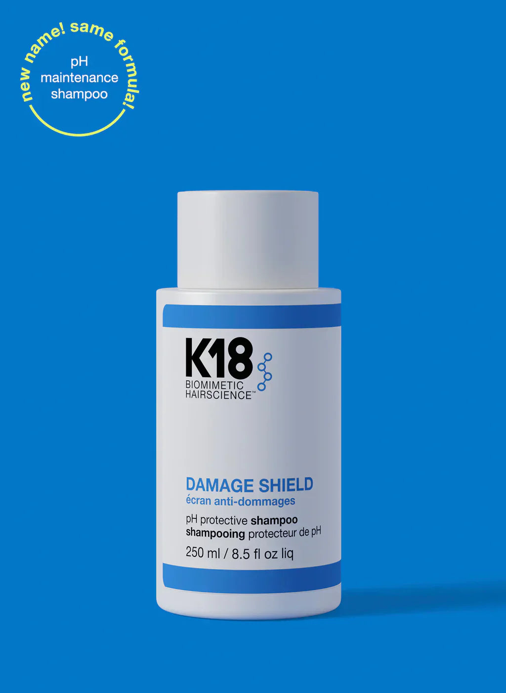 K18 DAMAGE SHIELD pH protective shampoo