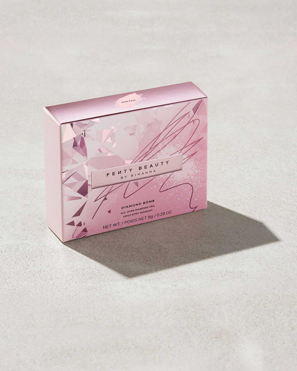 FENTY BEAUTY Diamond Bomb All-Over Diamond Veil ROSE RAVE
