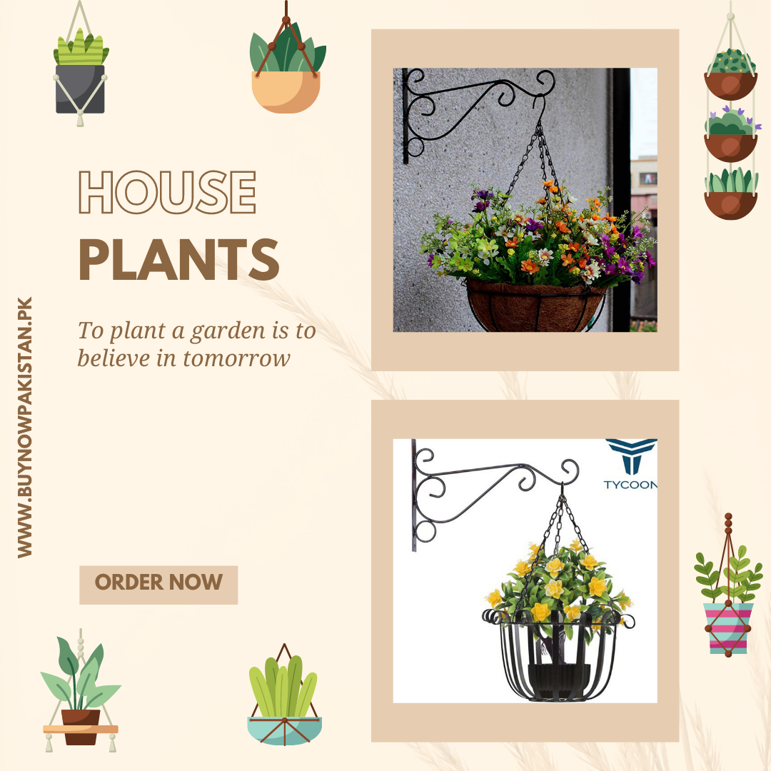 Iron Garden Wall Hanging Stand