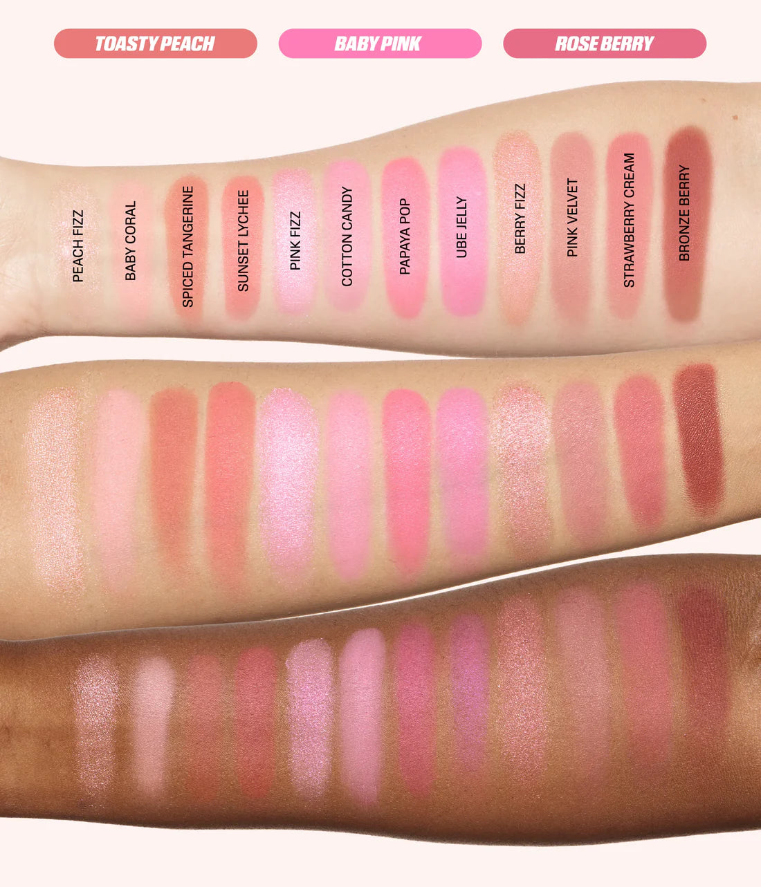 huda beauty blush FILTER BLURRING BLUSHLIGHTERS PALETTE