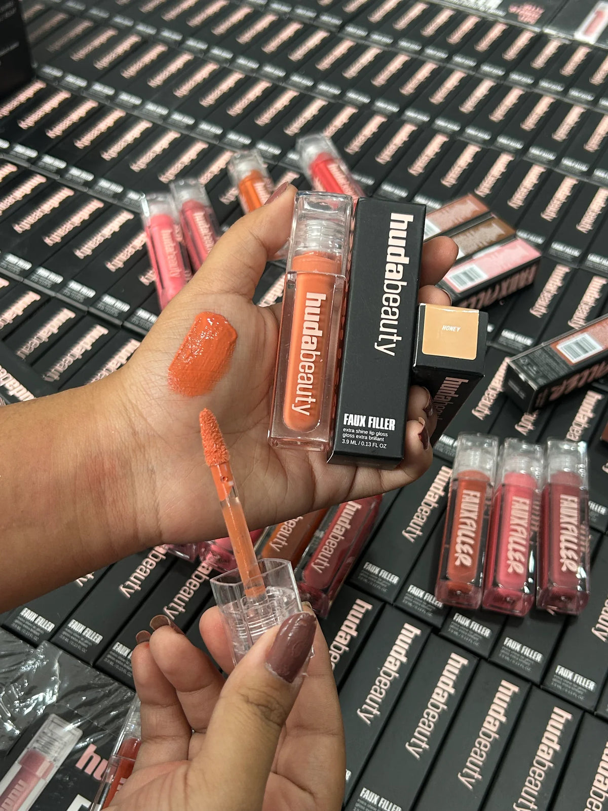 Huda Beauty Faux Filler Extra Shine Lip Gloss
