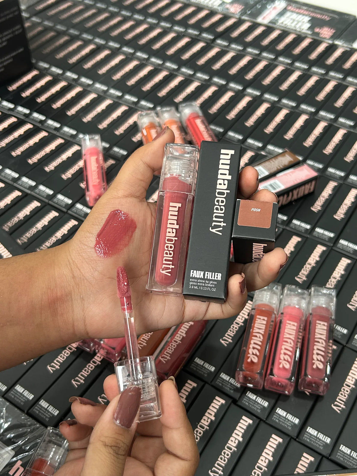 Huda Beauty Faux Filler Extra Shine Lip Gloss