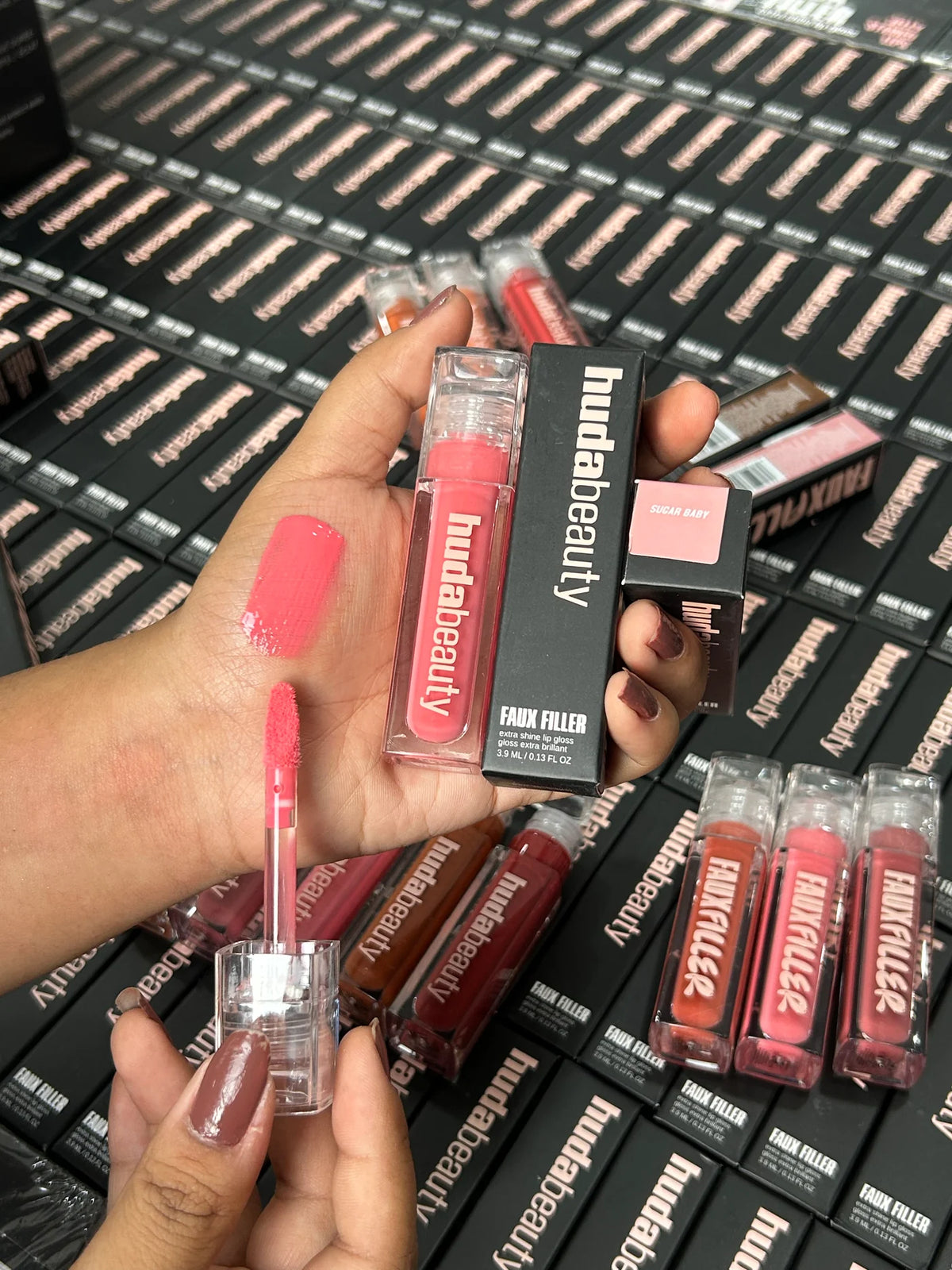 Huda Beauty Faux Filler Extra Shine Lip Gloss