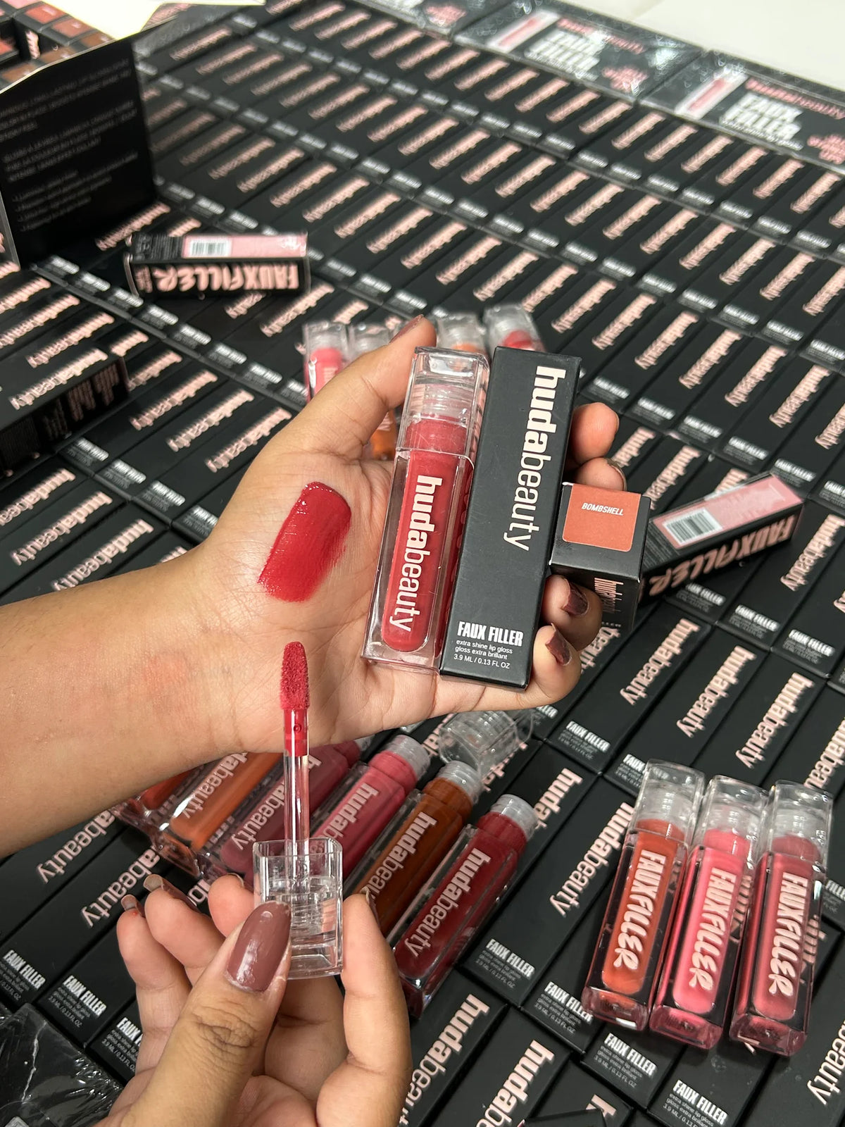 Huda Beauty Faux Filler Extra Shine Lip Gloss