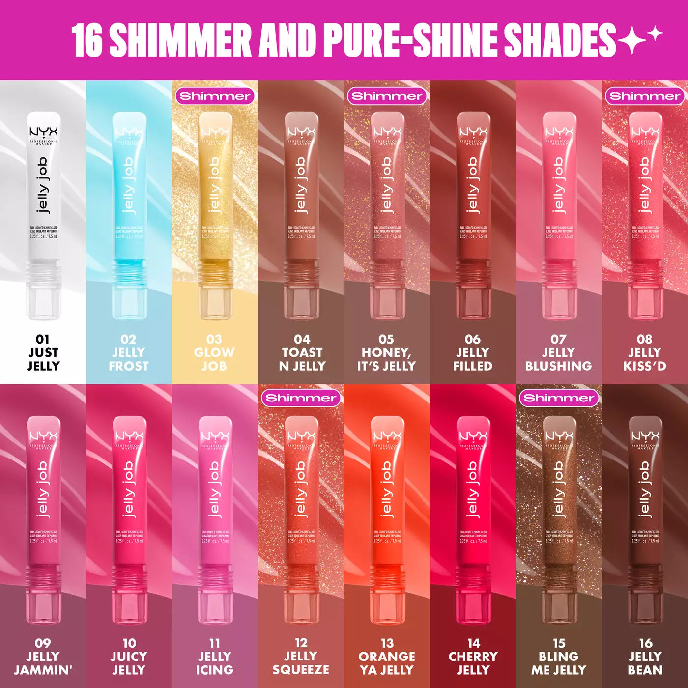 nyx JELLY JOB FULL-BODIED HIGH SHINE GLOSS