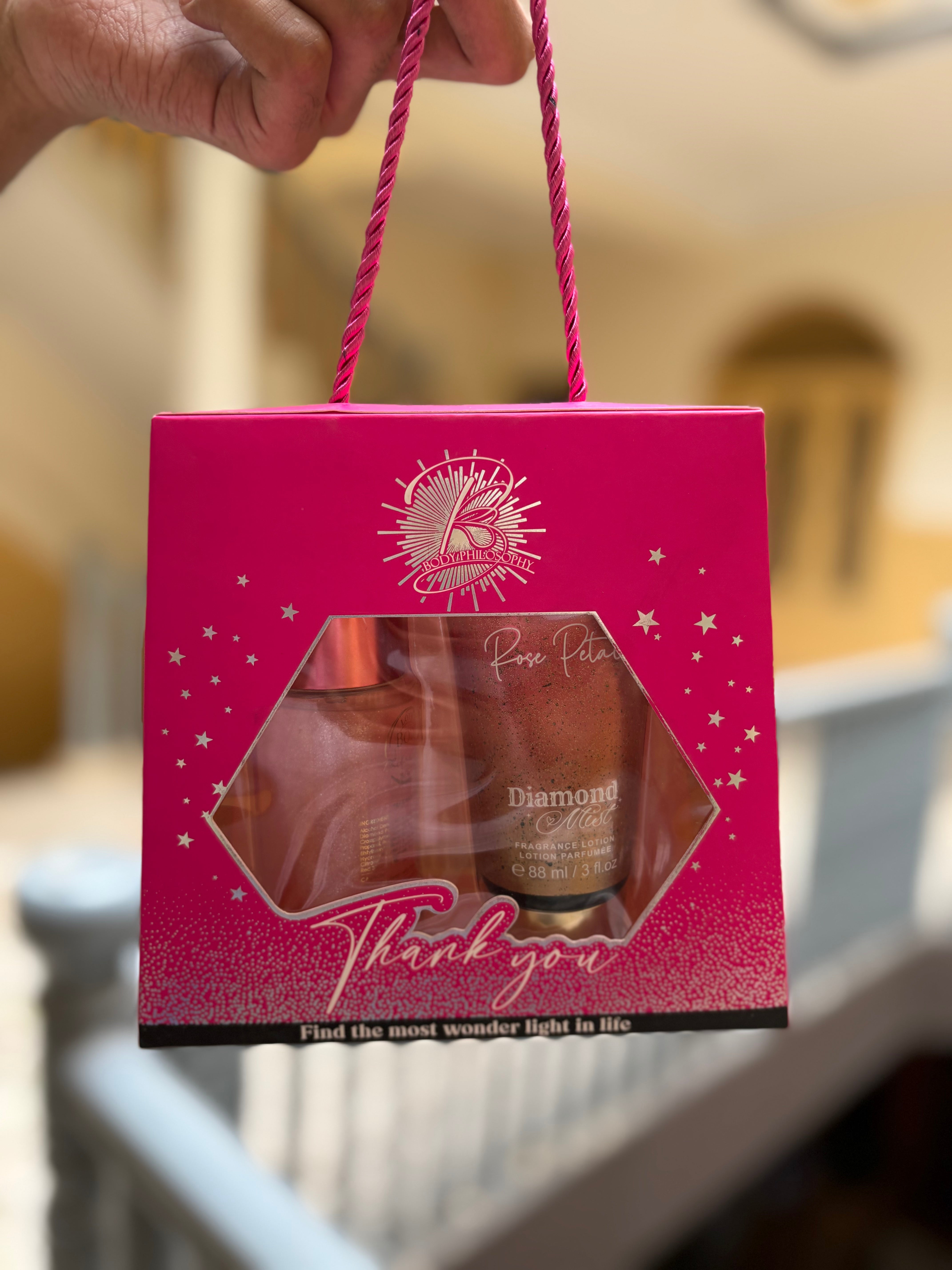 Body Philosophy Fragnance Lotion & Mist Set (Rose Petals)