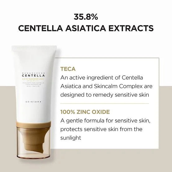 Centella SKIN1004 Madagascar Air-Fit Sunscreen Light SPF30
