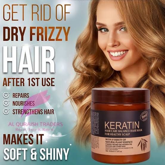 keratin hair care balance hair mask 1000 ml