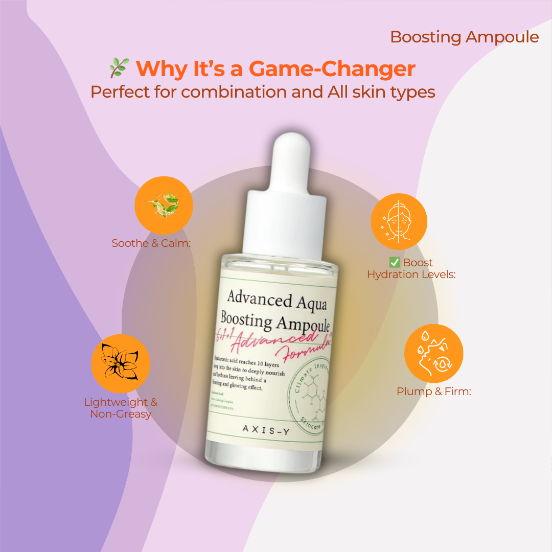 AXIS-Y Advanced Aqua Boosting Ampoule 30ml – Your Skin’s Hydration Hero