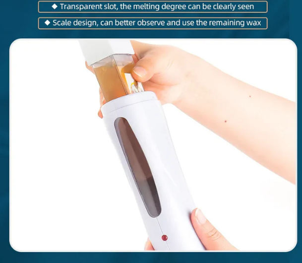 3-in-1 Depilatory Wax Heater & Roll-On Epilator – Full-Body Hair Removal for Smooth Skin