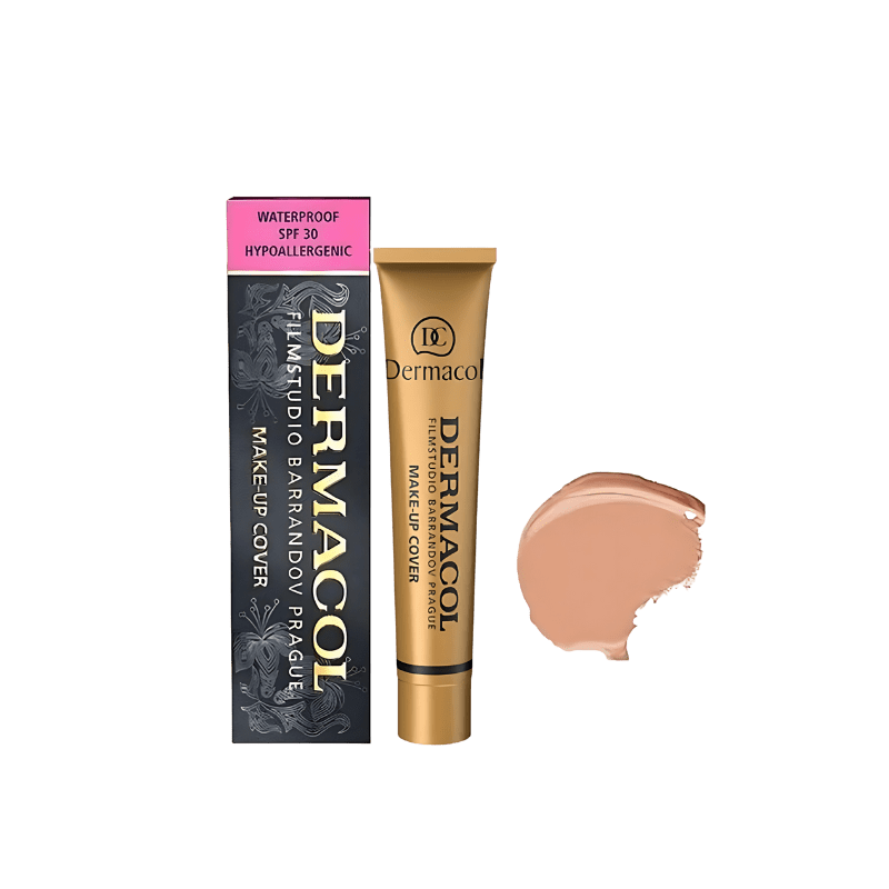 Dermacool orignal Foundation High Quality Concealer Liquid Foundation Cover Freckles Acne Marks Waterproof