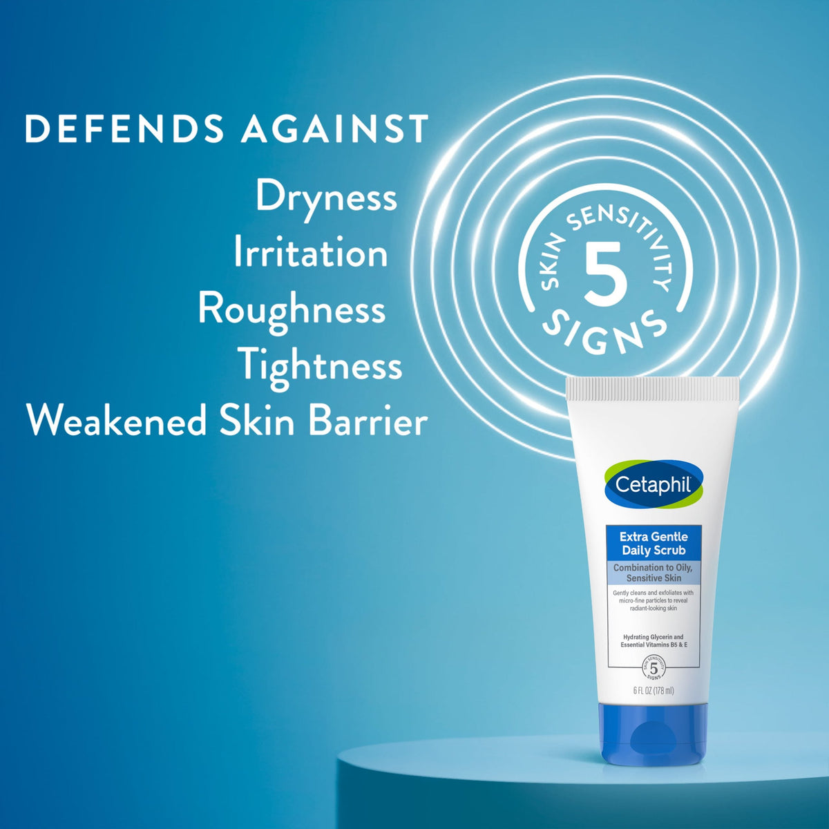 cetaphil extra gentle daily scrub combination to oily sensitive skin