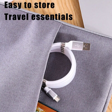 Self Organized Magnetic Fast charging cable