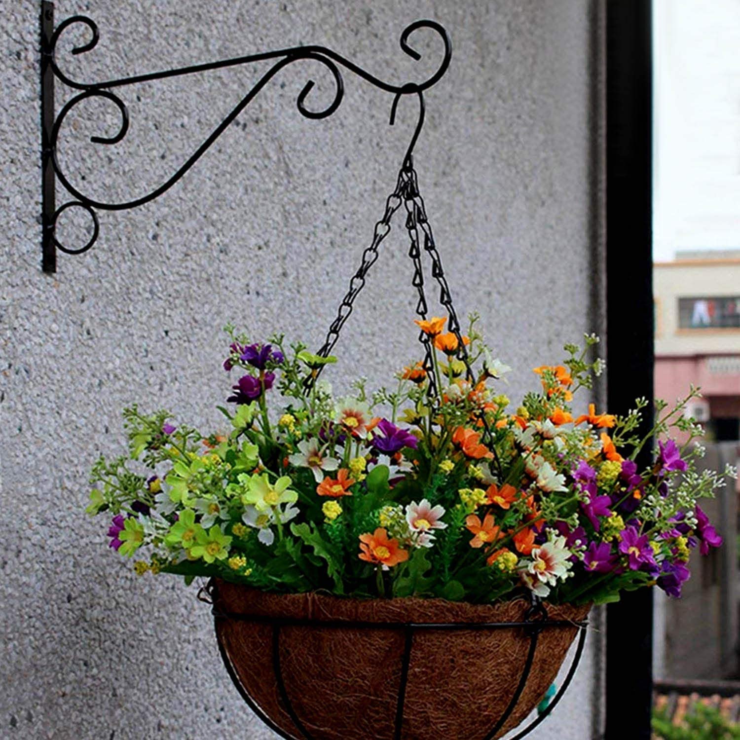 Iron Garden Wall Hanging Stand