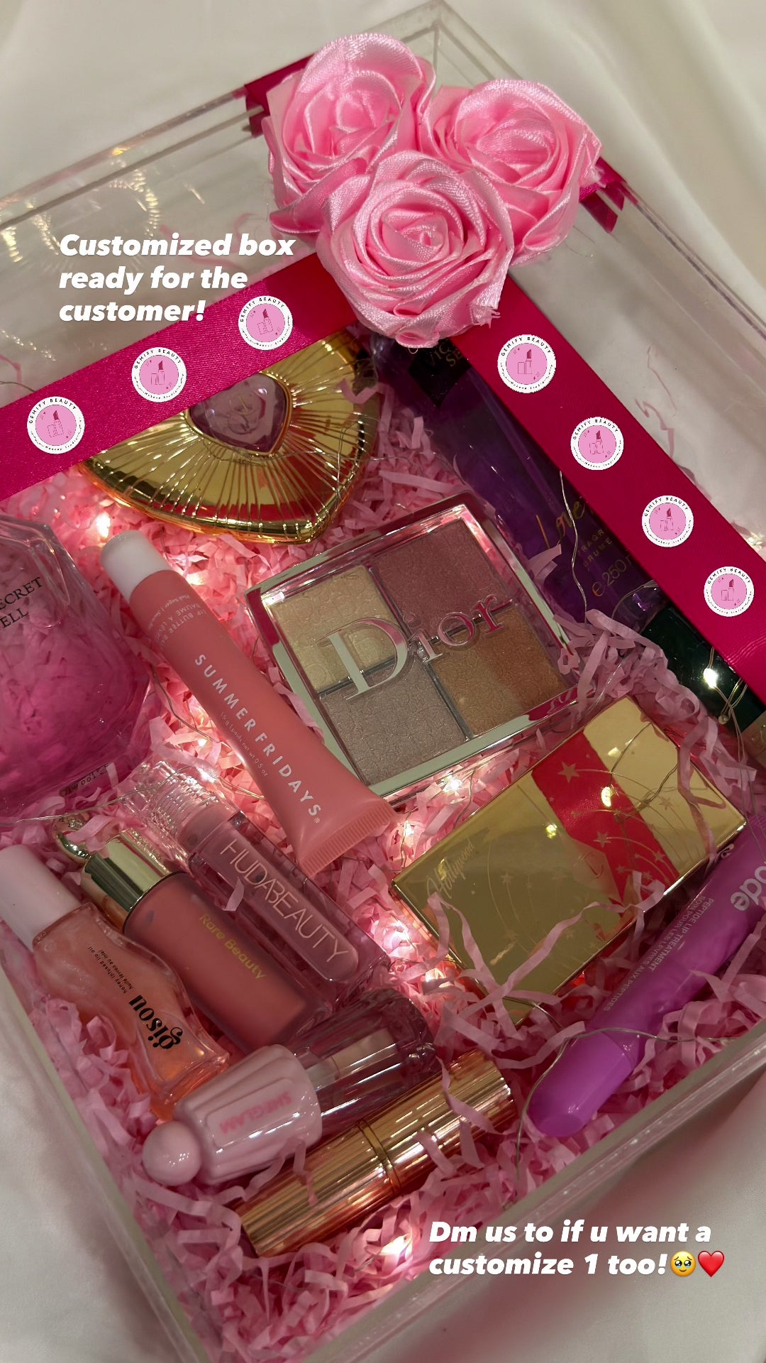 ACRYLIC GIFT BOX Customization Available