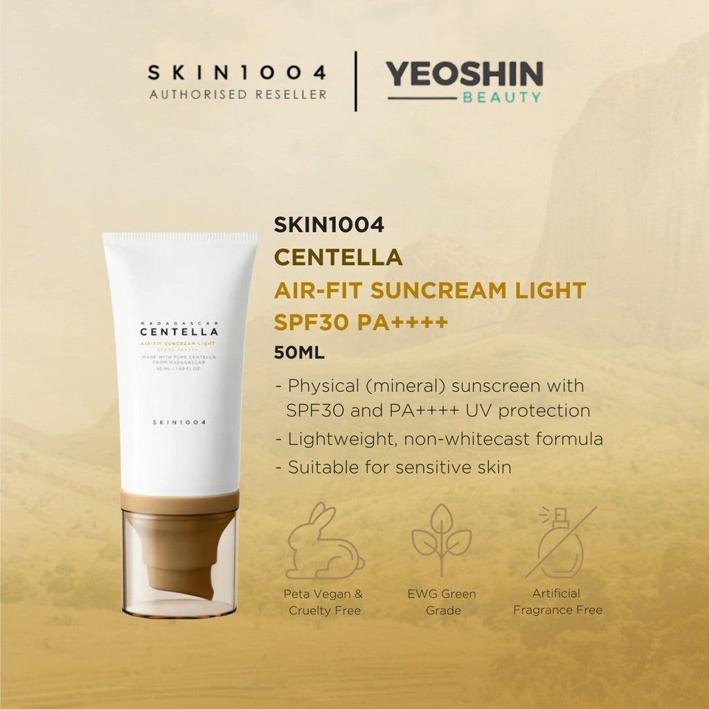 SKIN 1004 madagascar centella air-fit suncream light spf30 pa++++