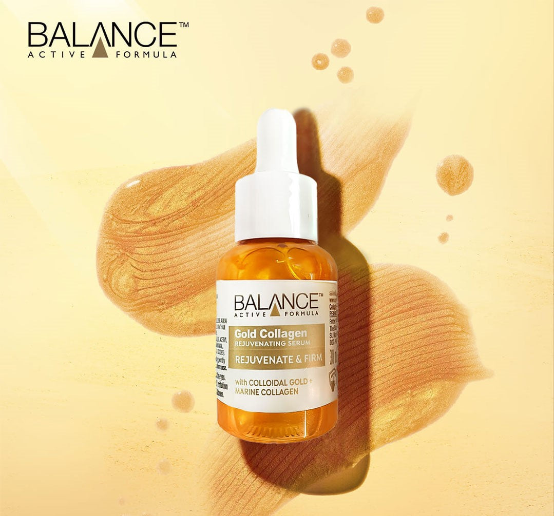 Balance Active Formula | Gold + Marine Collagen Rejuvenating Serum 30ml